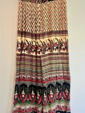 Bawa Canada Boho Wide Leg Palazzo Pants Womens One Size Paisley